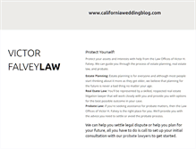 Tablet Screenshot of californiaweddingblog.com